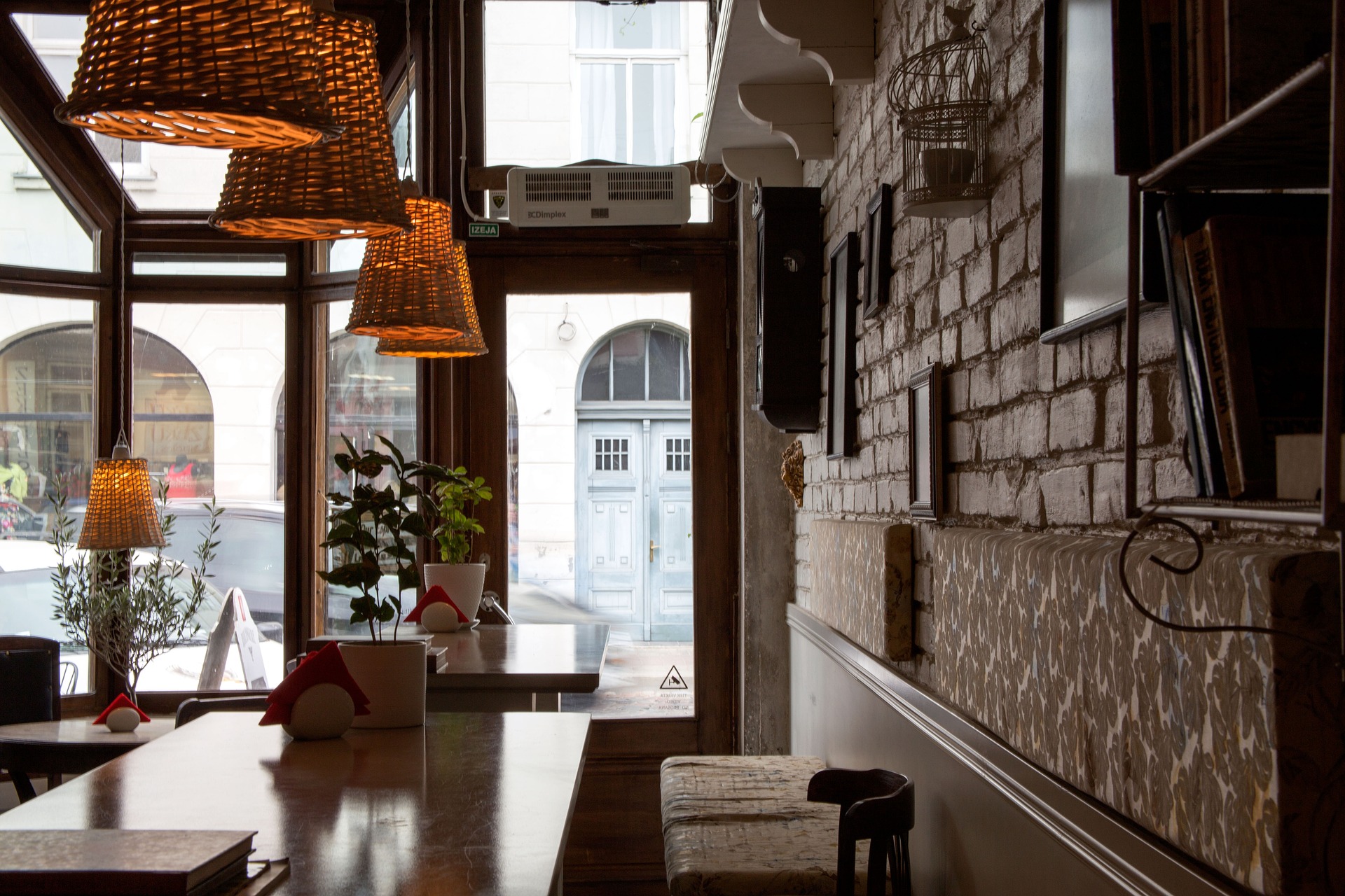 Interior of Savanna's Coffee House with cozy seating and warm lighting